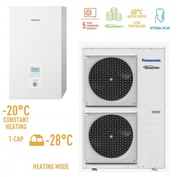 Panasonic KIT-WXC09H3E5 WH-UX09HE5/WH-SXC09H3E5 1 fázisú hőszivattyú 9 KW